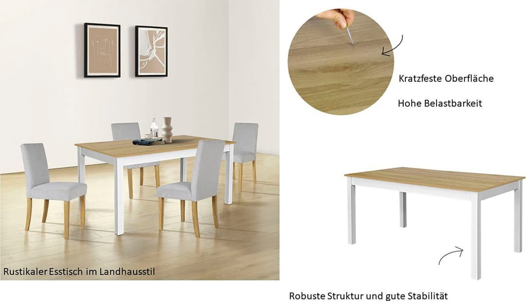 OTTO home Esstisch Olst | Holztöne