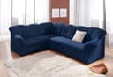 DOMO collection Ecksofa Papenburg | Blau 2