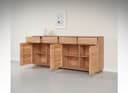Sideboard VETRO Teilmassiv, Fronten Massivholz, Wohnzimmer, Stauraum, 2