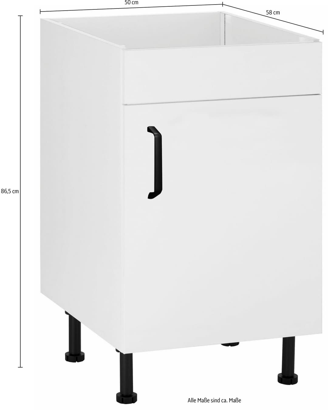 wiho Küchen Spülenschrank Simi | Grün