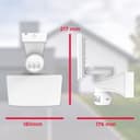 B.K.Licht LED Außen-Wandleuchte | Weiß 4