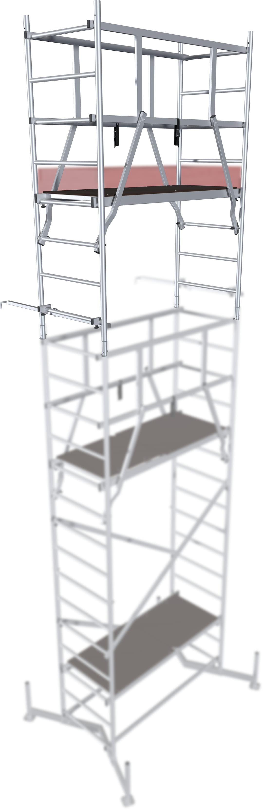 KRAUSE Arbeitsgerüst ClimTec System 2. Aufstockung | Metall