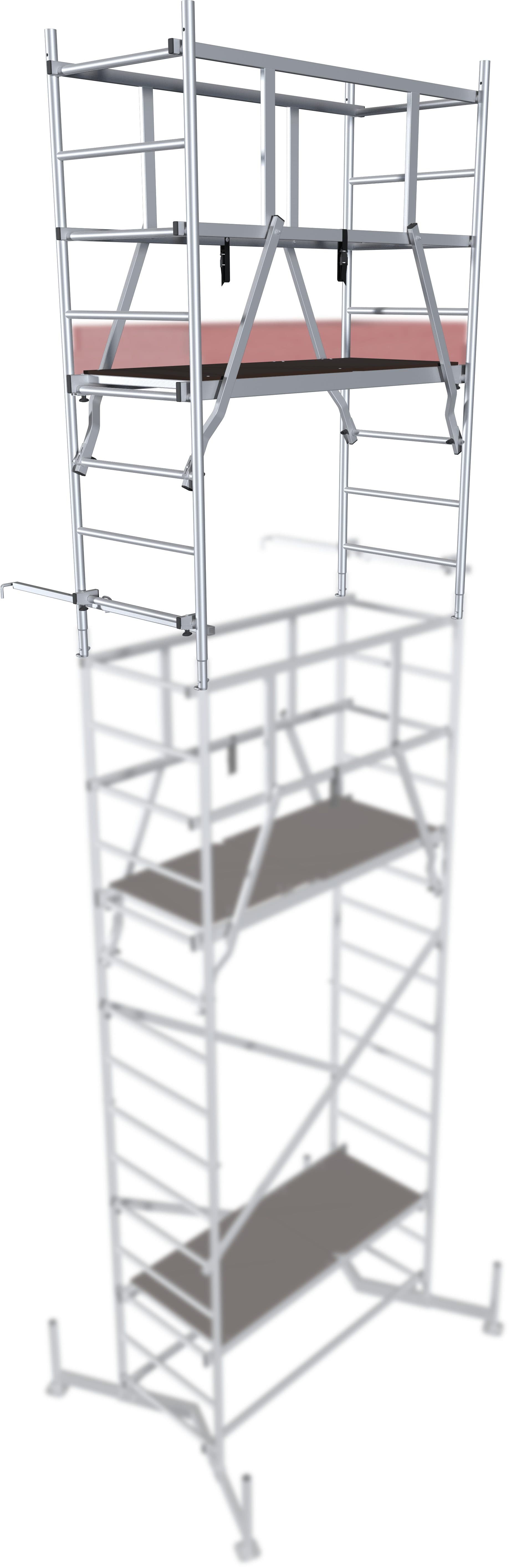 KRAUSE Arbeitsgerüst ClimTec System 2. Aufstockung | Metall