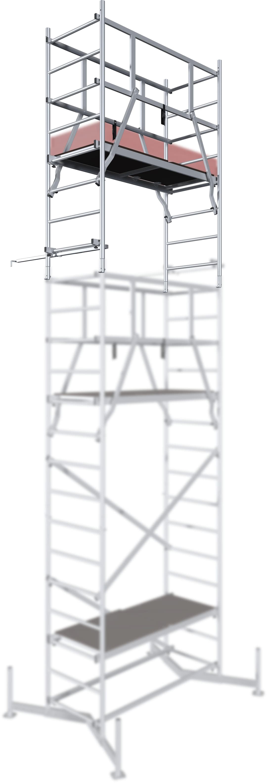 KRAUSE Arbeitsgerüst ClimTec System 2. Aufstockung | Metall