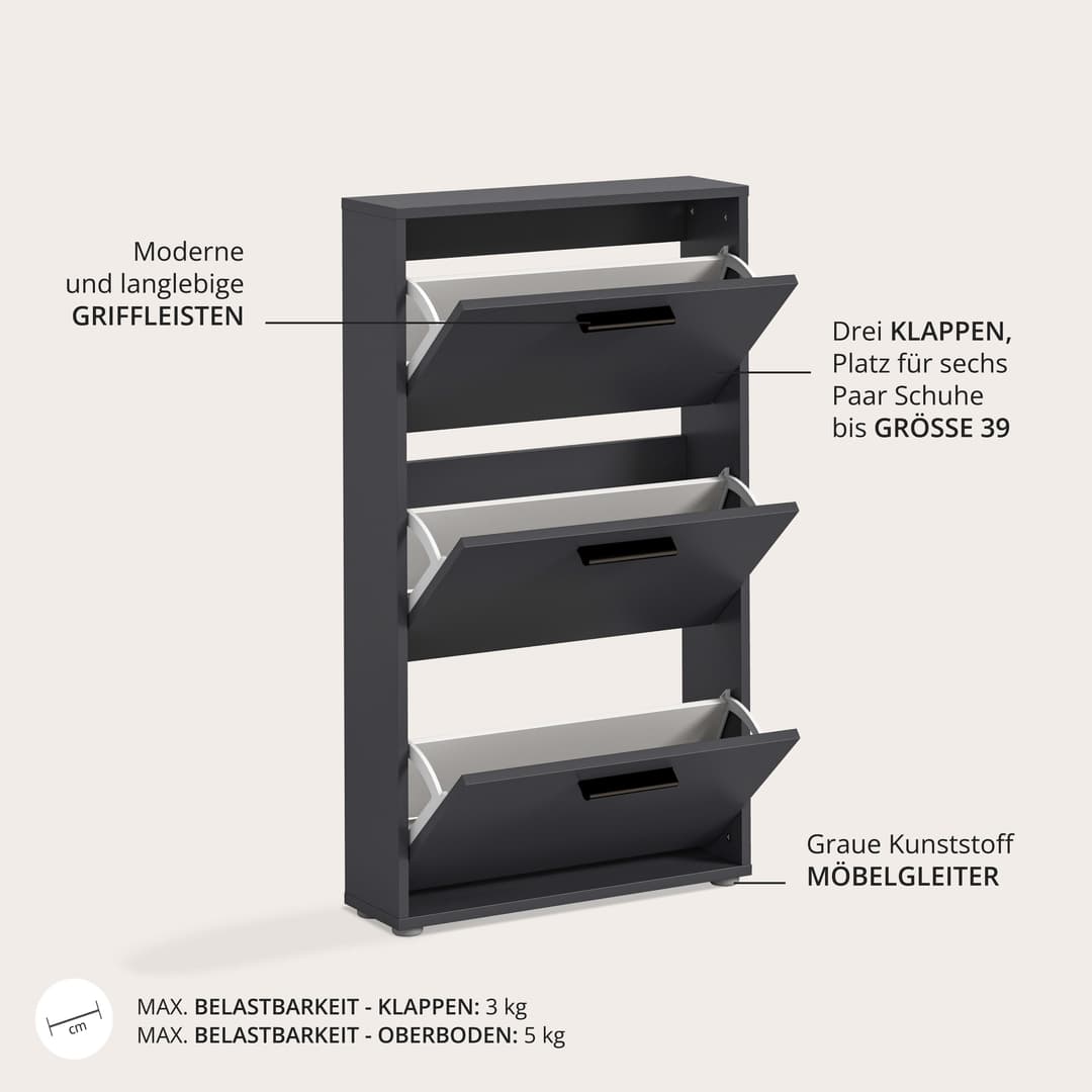 HBZ Sam Schuhkipper | Grau