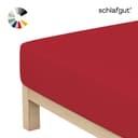 Schlafgut Basic Cotton Spannbettlaken | Rot 2