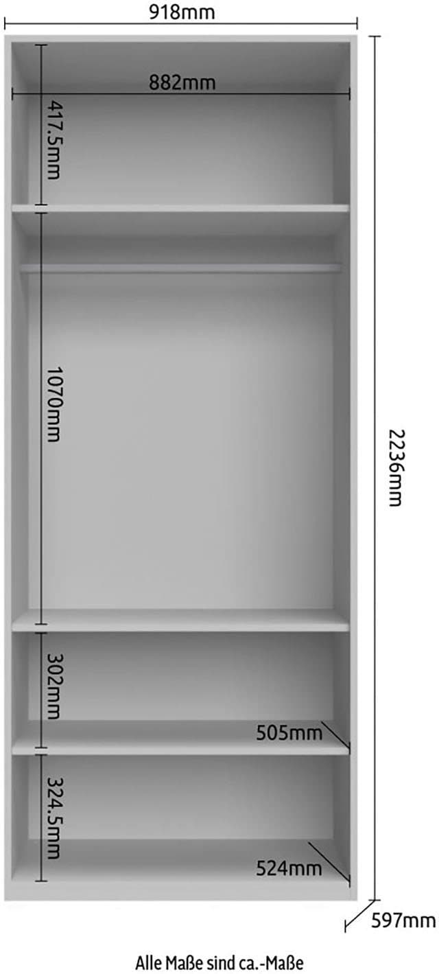 OTTO home Kleiderschrank Piano | Beige