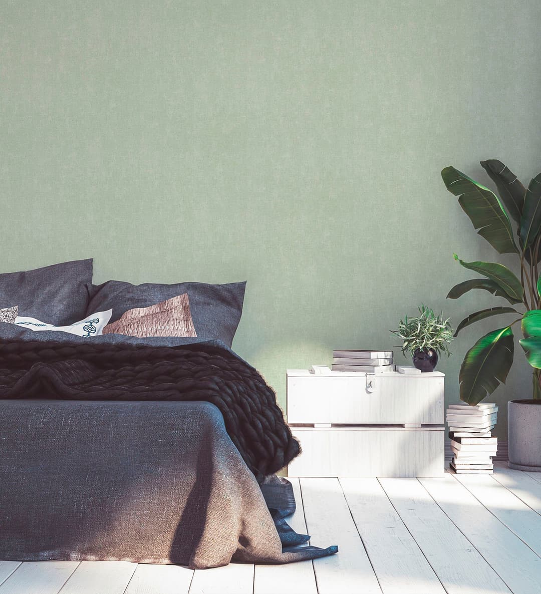 A.S. Création Vliestapete Hygge | Grün