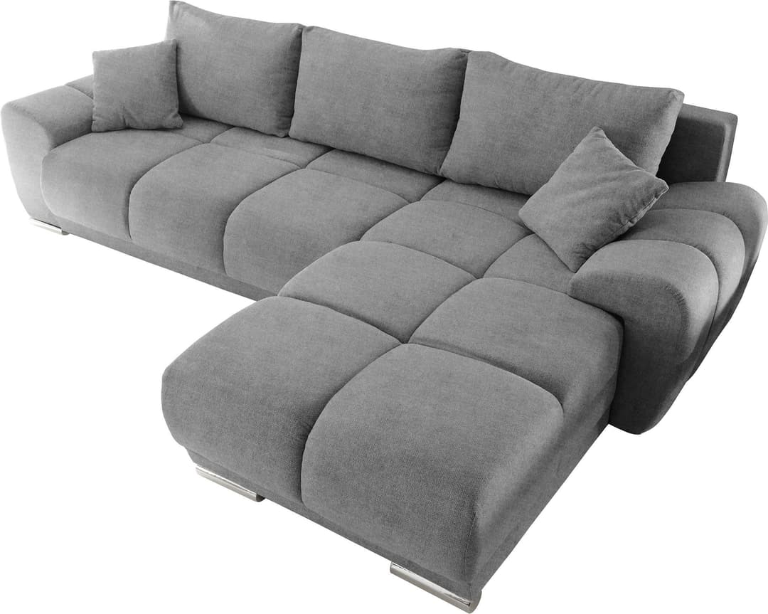 ED EXCITING DESIGN Ecksofa Anton | Grau