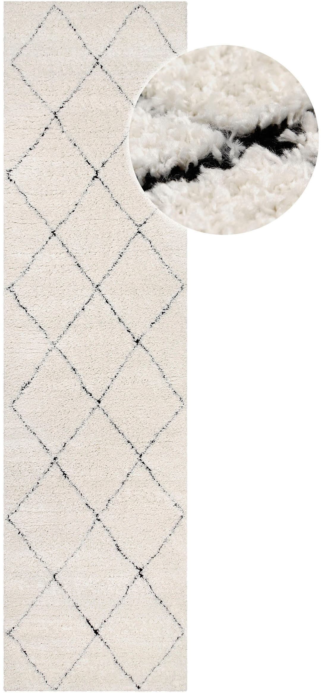 OTTO home Hochflor-Teppich Aveline | Beige