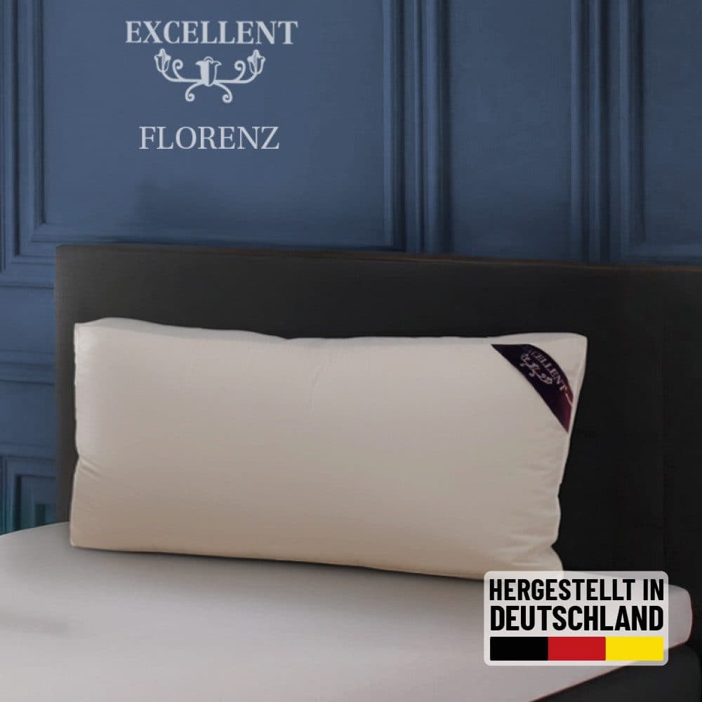 Excellent 3-Kammer-Kopfkissen Florenz | Weiß