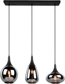 TRIO Leuchten Pendelleuchte Lumina | Schwarz