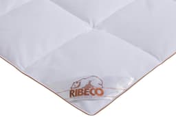 RIBECO Daunenbettdecke Ella | Weiß