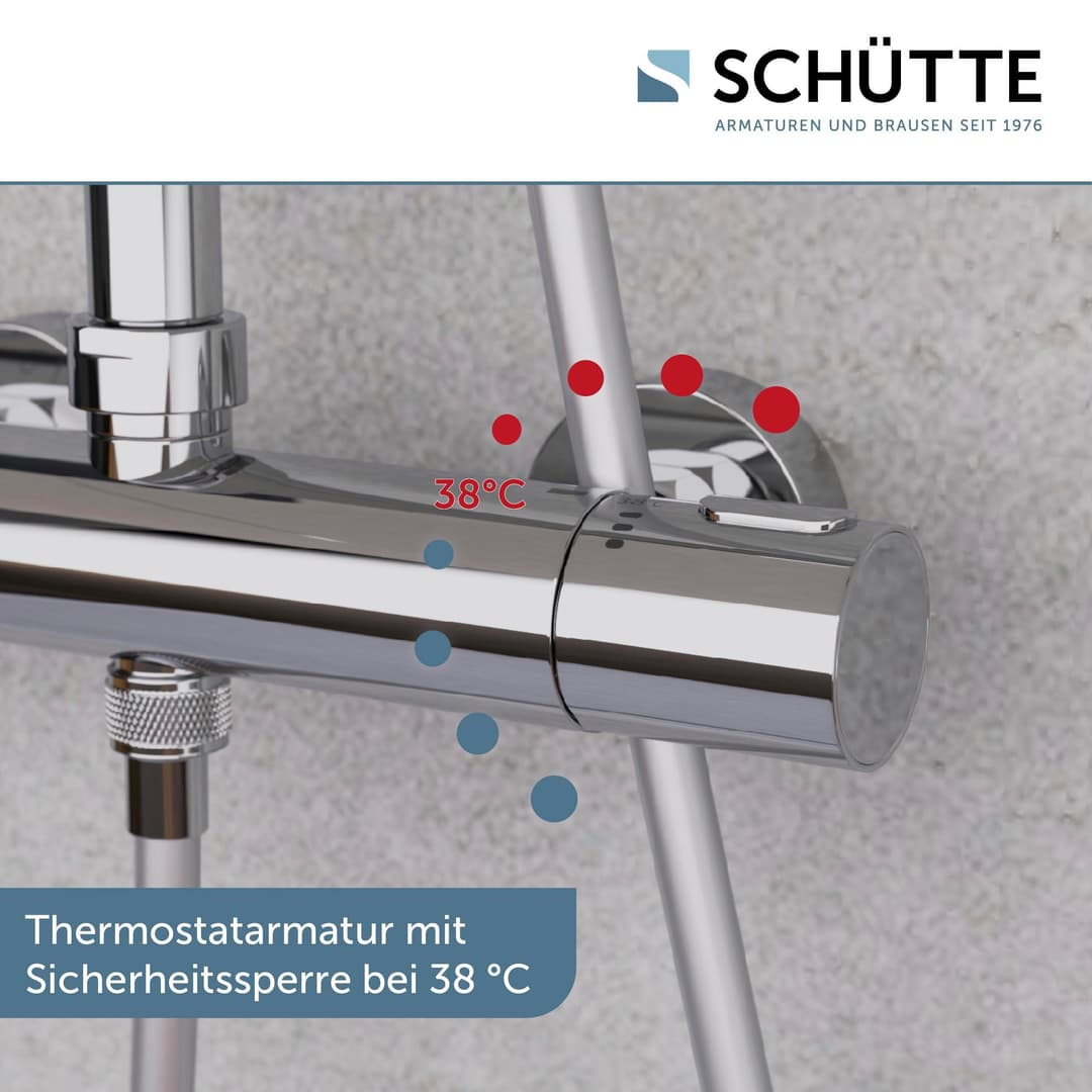 Schütte Brausegarnitur AQUADUCT | Silber