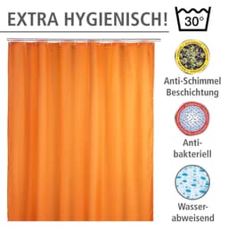 Wenko Duschvorhang Uni Orange | Orange