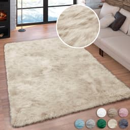OTTO home Hochflor-Teppich Valeria | Beige