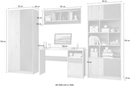 Begabino Jugendzimmer-Set Karla | Holztöne