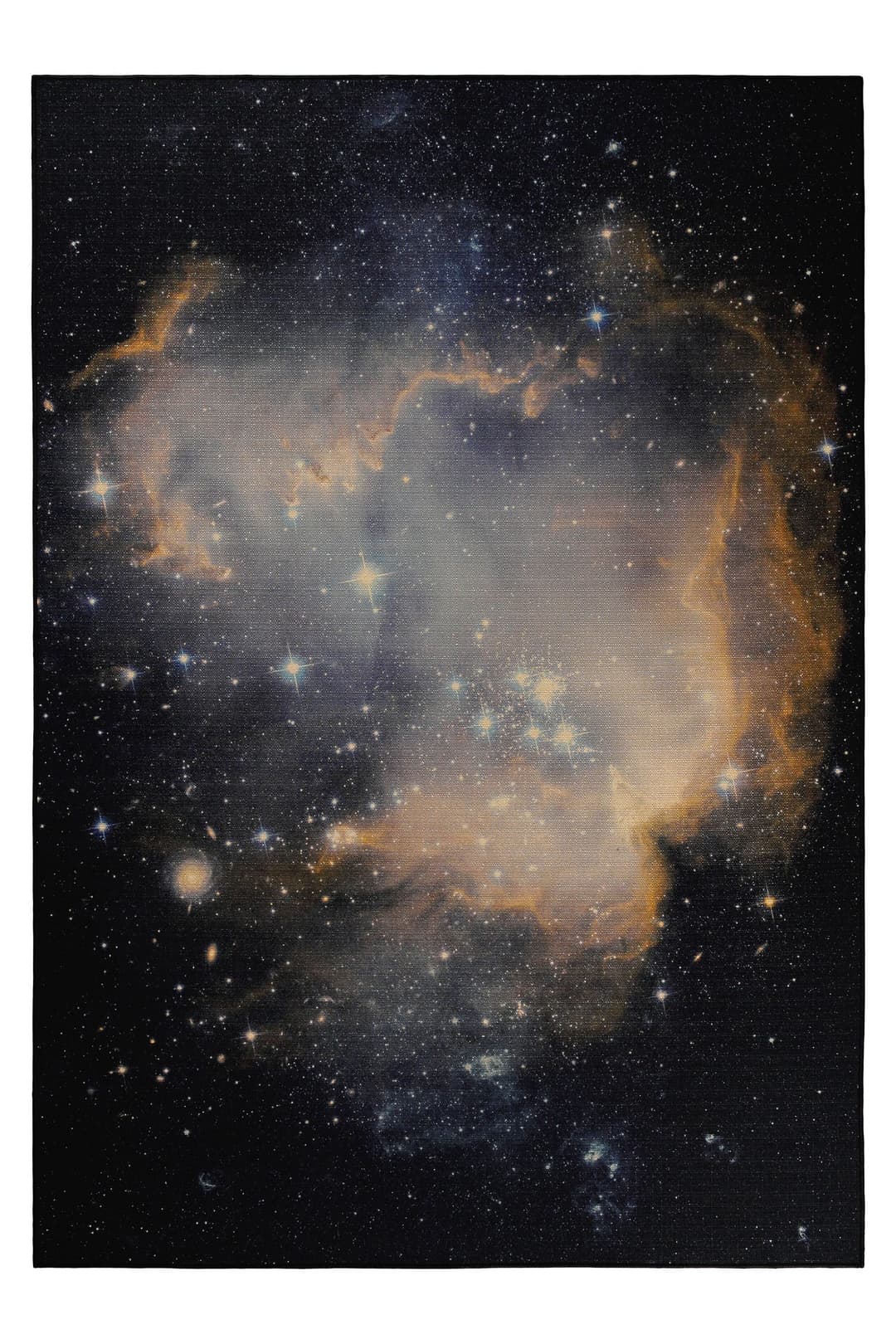 Wecon home Teppich Galactic Glow | Schwarz