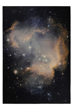 Wecon home Teppich Galactic Glow | Schwarz