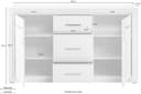 Home affaire Sideboard BIANCO | Weiß 5