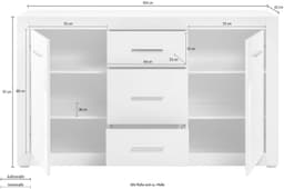 Home affaire Sideboard BIANCO | Weiß