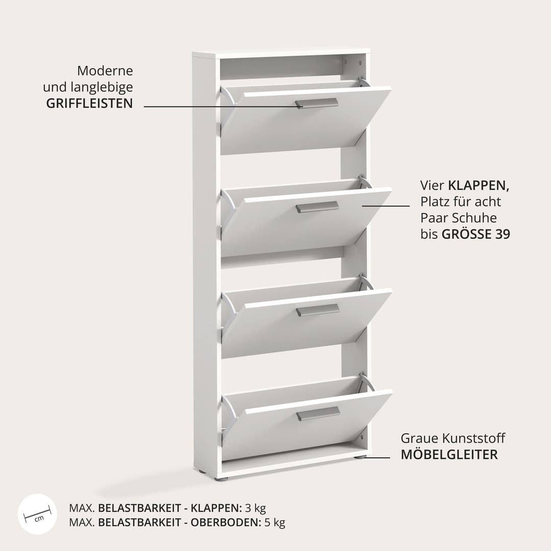 HBZ Sam Schuhkipper | Weiß