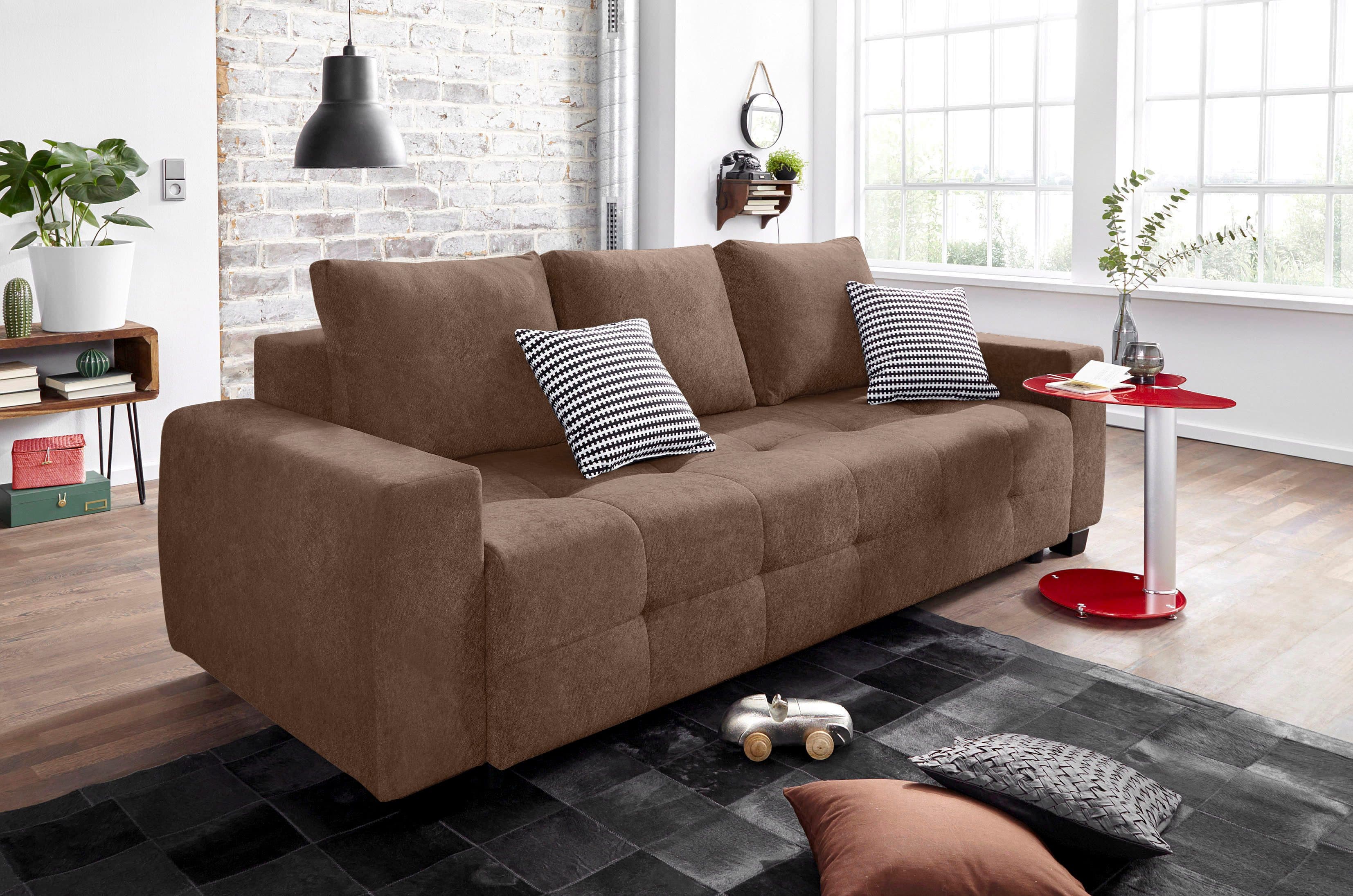 COLLECTION AB Schlafsofa Bella | Braun