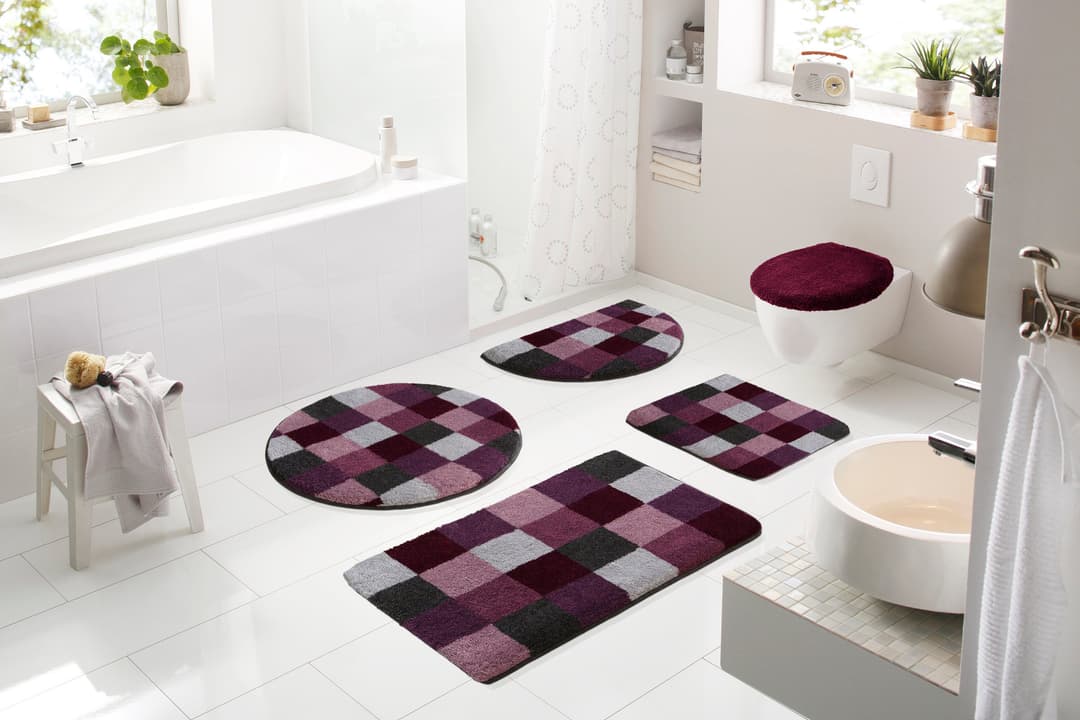 Grund Badematte Mosaik | Mehrfarbig