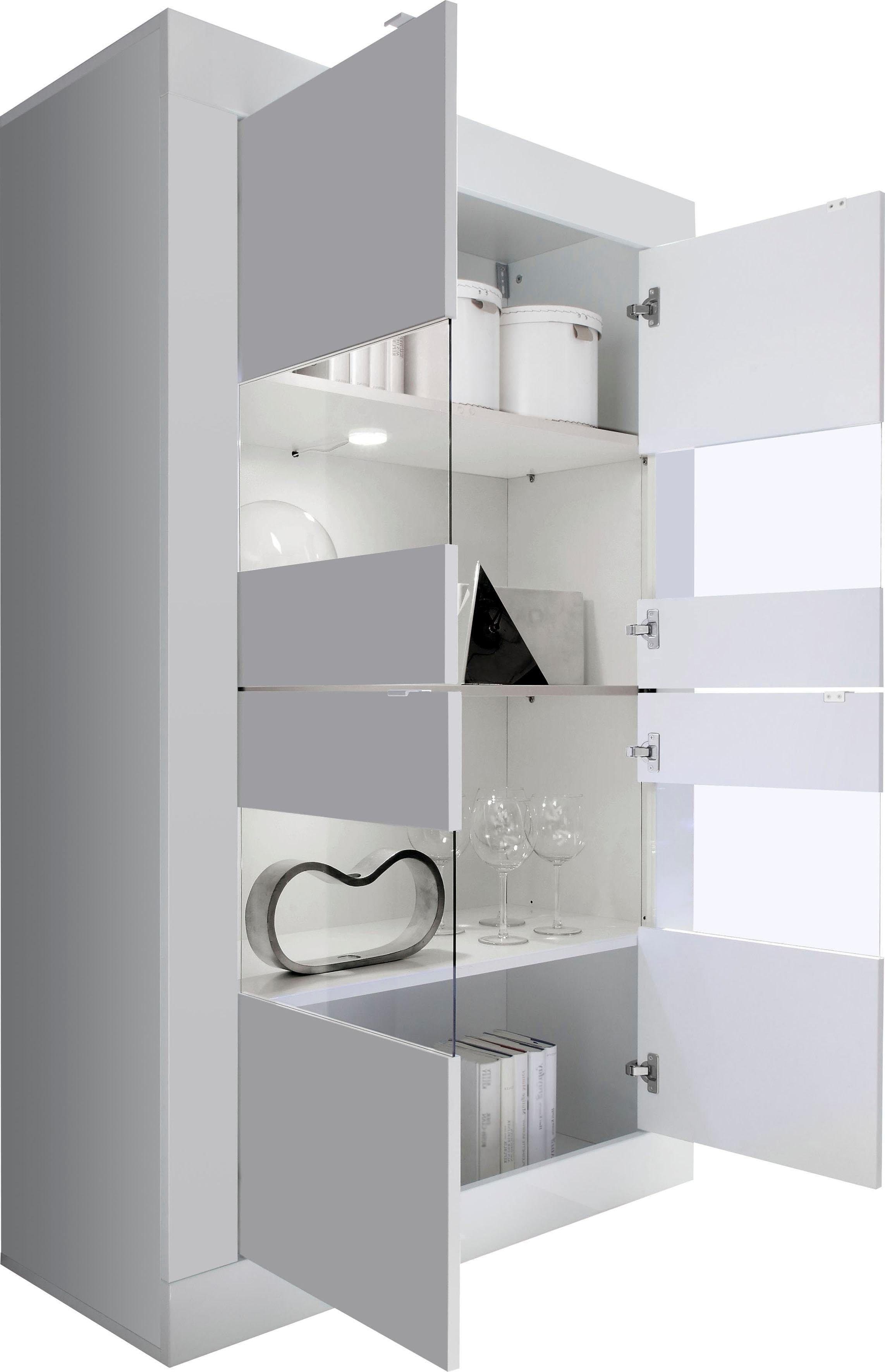 Home affaire Vitrine Basic | Weiß