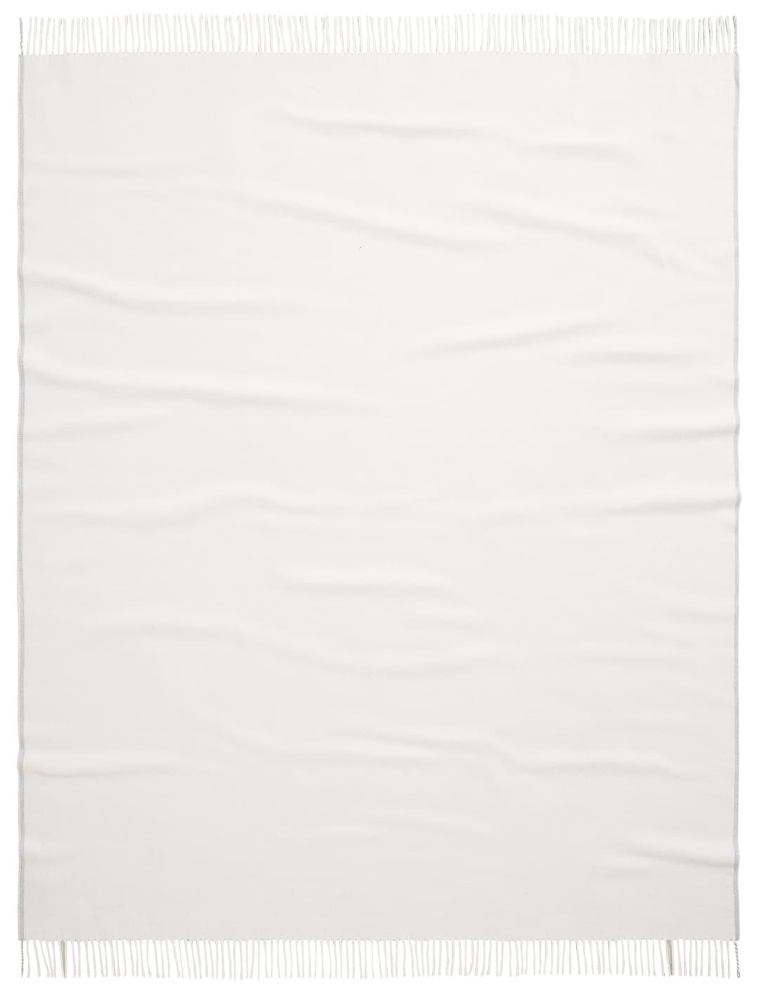 Wohndecke Plaid Sofia | Weiß