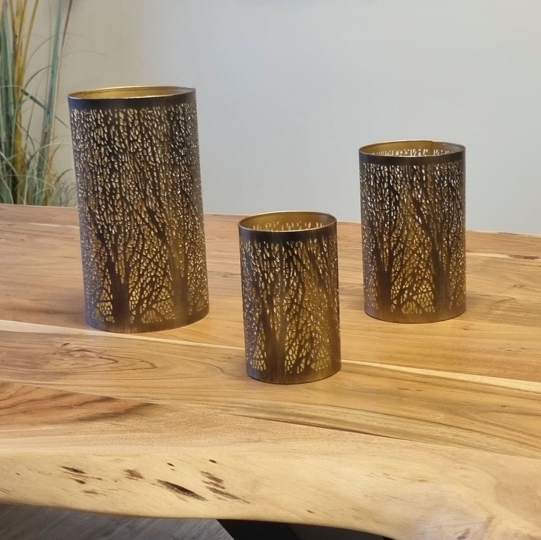 Ambiente Haus Kerzenlaterne Walddesign | Mehrfarbig