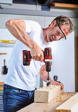 Einhell Akku-Bohrschrauber TE-CD 18/40 Li-Solo | Rot