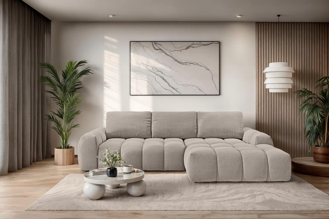 OTTO home Ecksofa AZITA L-Form, 270 cm | Beige