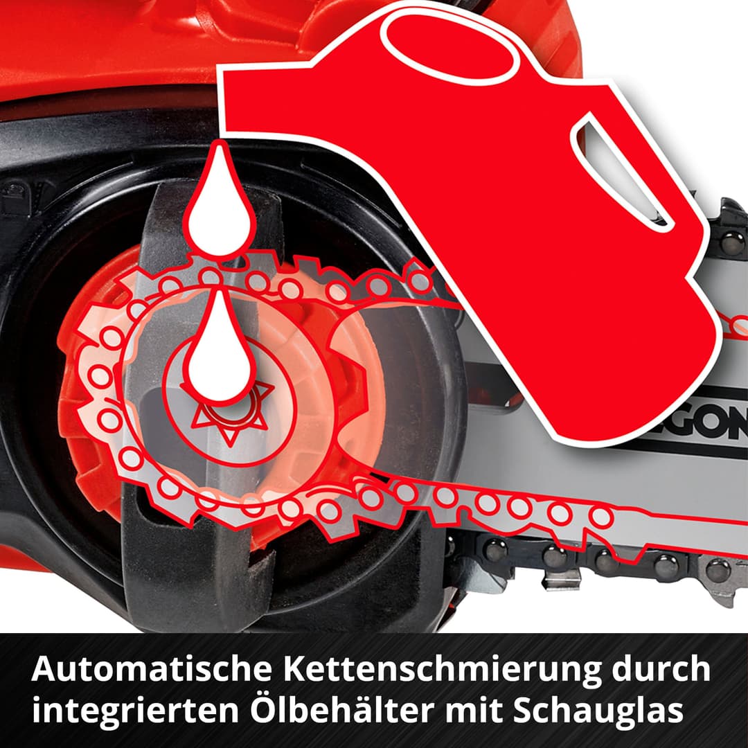 Einhell FORTEXXA 18/20 TH Akku-Kettensäge | Rot