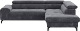 COTTA Ecksofa Aura L-Form | Grau