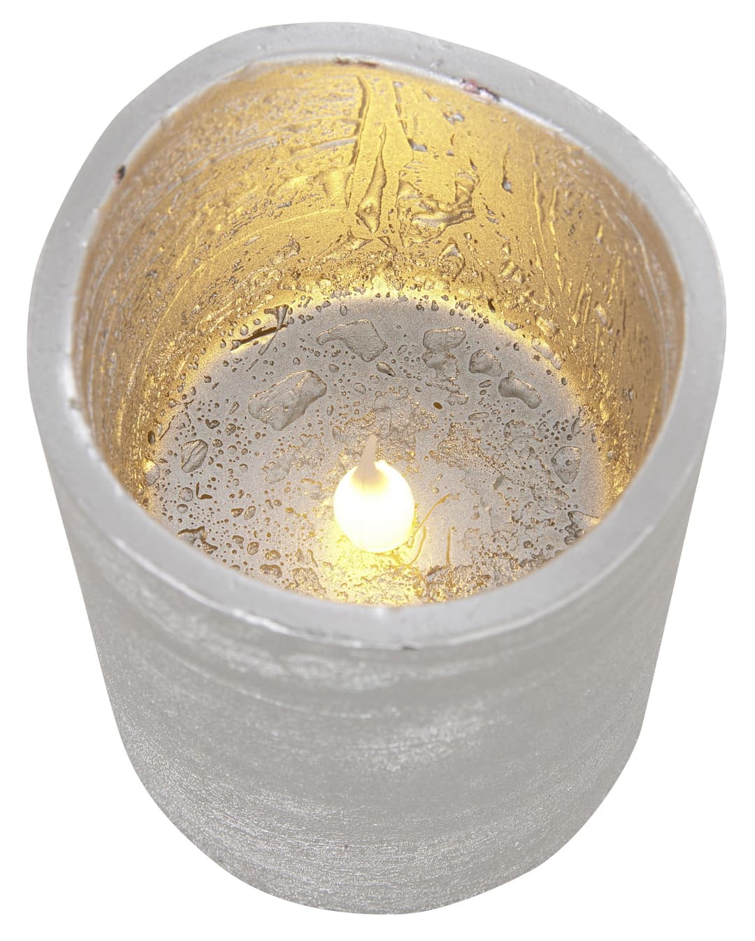 OTTO home LED-Kerze Weihnachtsdeko (Set, 4-tlg) | Silber