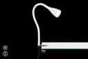 Briloner Leuchten LED Klemmleuchte Elasti | Weiß