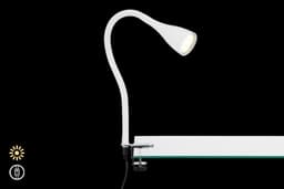 Briloner Leuchten LED Klemmleuchte Elasti | Weiß