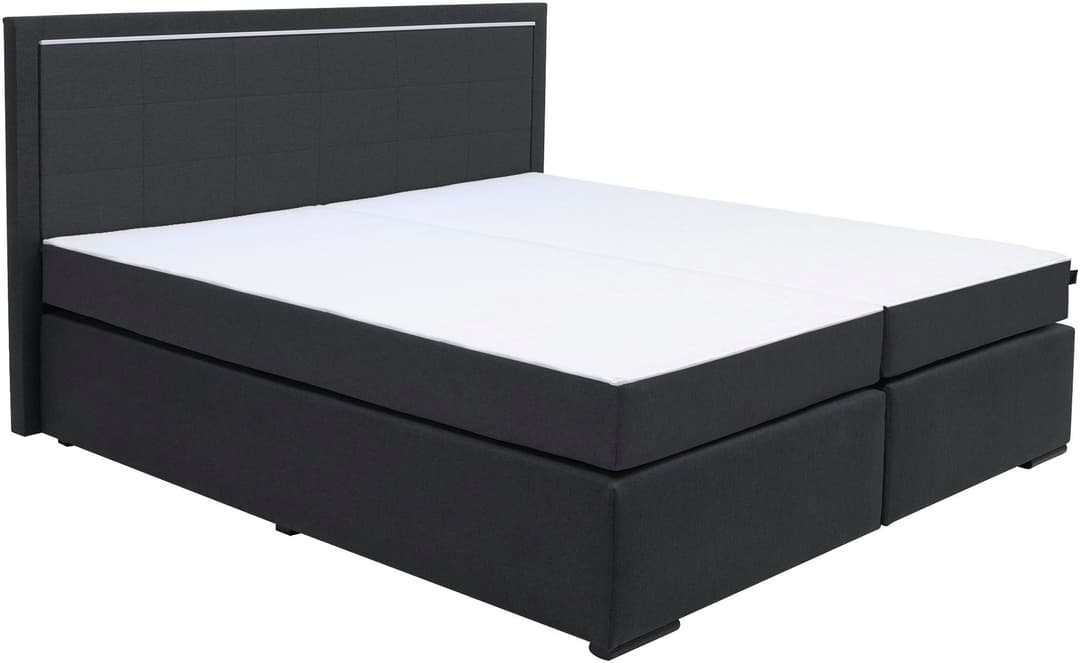COLLECTION AB Boxspringbett Athena | Grau