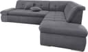 DOMO collection Ecksofa Moric Luxus | Grau 2