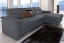 sit&more Ecksofa Ascara L-Form | Grau