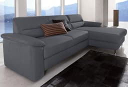 sit&more Ecksofa Ascara L-Form | Grau