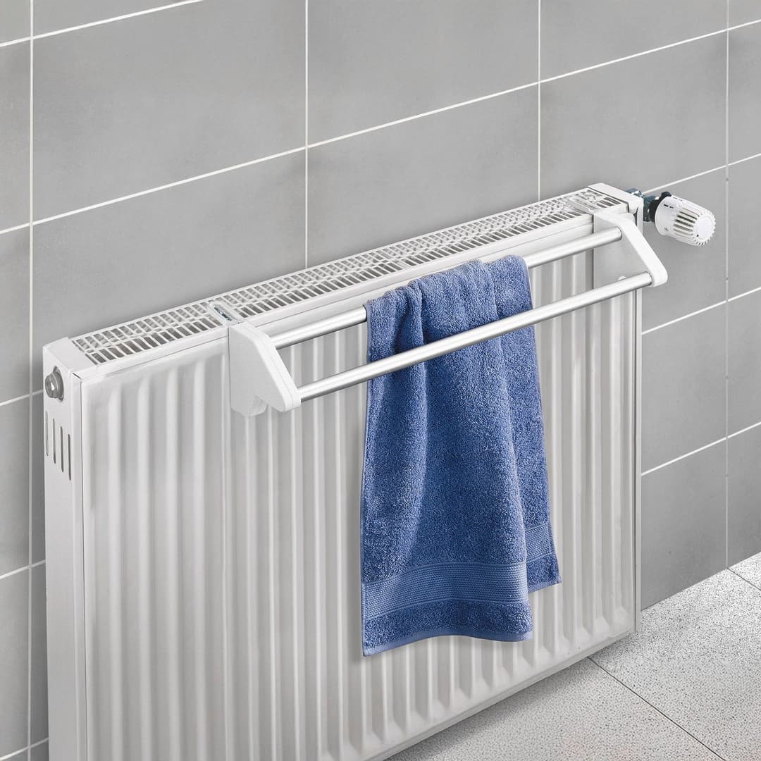 WENKO Heizkörper-Wäschetrockner Modell Twin | Silber