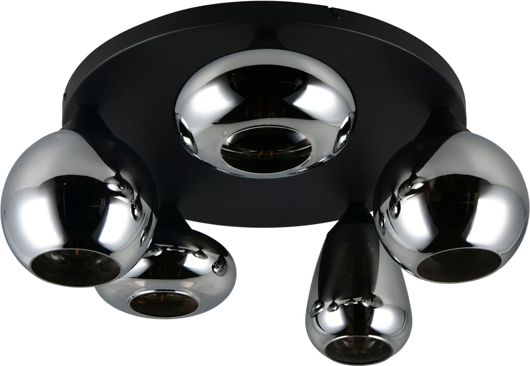 TRIO Leuchten Deckenleuchte Lumina | Schwarz