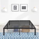 ATLANTIC home collection Metallbett Rafael | Schwarz
