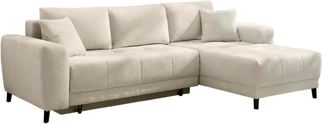 Jockenhöfer Gruppe Ecksofa Beverly L-Form | Beige