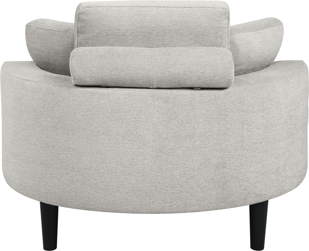 ATLANTIC home collection Loveseat Ravi Sessel | Grau
