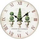 Ambiente Haus Wanduhr - Plants 28cm | Mehrfarbig