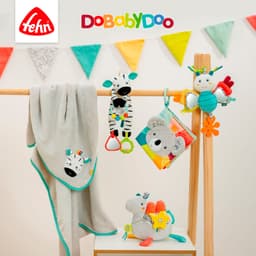 Fehn Greifspielzeug DoBabyDoo, Stoffbuch Koala | Mehrfarbig
