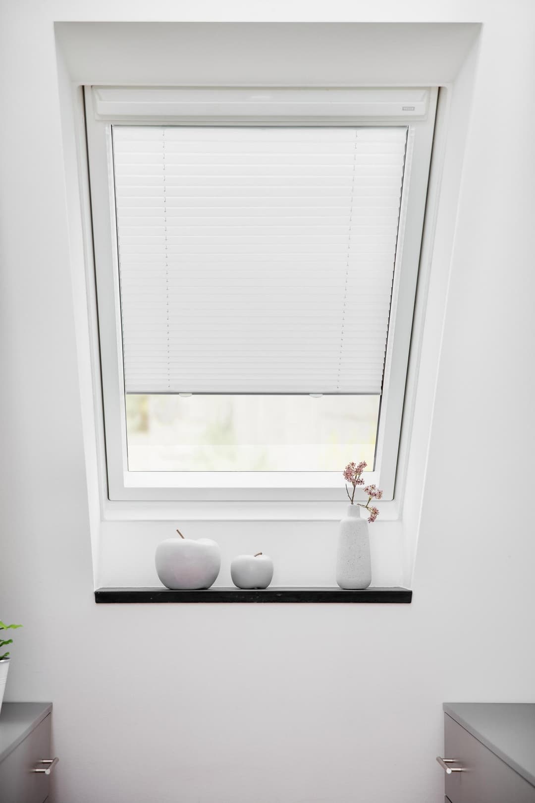 LICHTBLICK ORIGINAL Dachfensterplissee Haftfix | Weiß